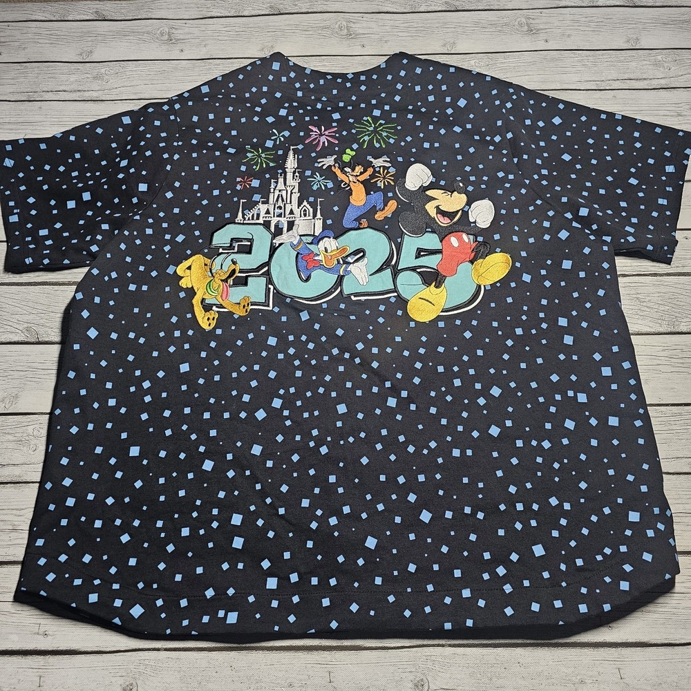 2025‎ Walt Disney World Baseball Jersey Adult 3XL Mickey And Friends